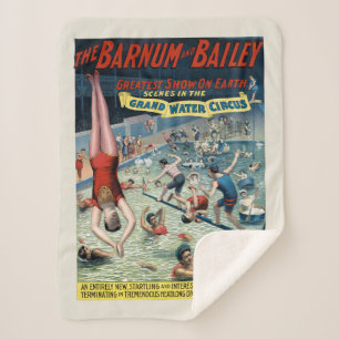 Vintages Barnum & Bailey Circus Poster Sherpadecke