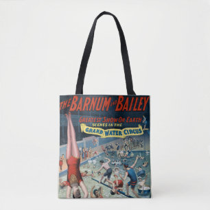 Vintages Barnum & Bailey Circus Poster Tasche
