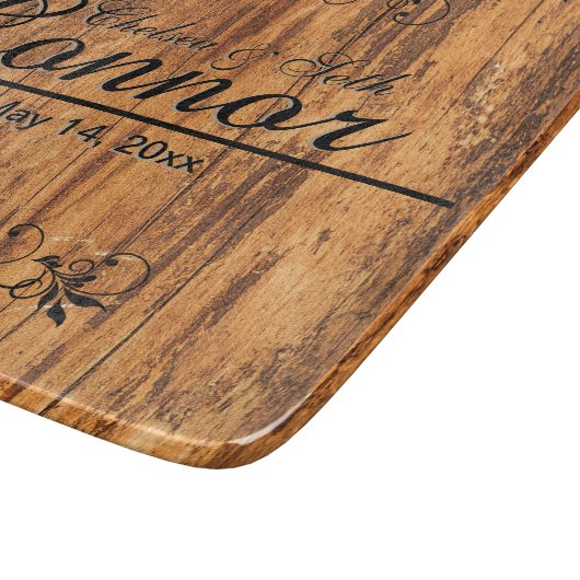 Vintages Barnwood-Design| DIREKT Schneidebrett (Ecke)