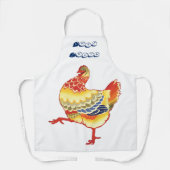 Vintages Barnyard-Hühnchen aus der Landwirtschaft Schürze (Vorderseite)