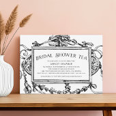 Vintages barocke Brautparty Einladung