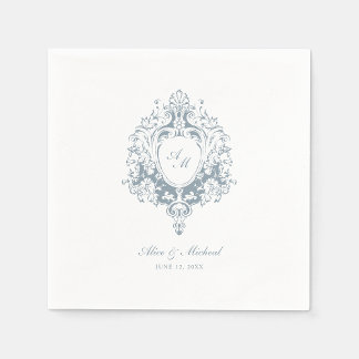 Vintages barockes Wappen | Chic Wedding Serviette