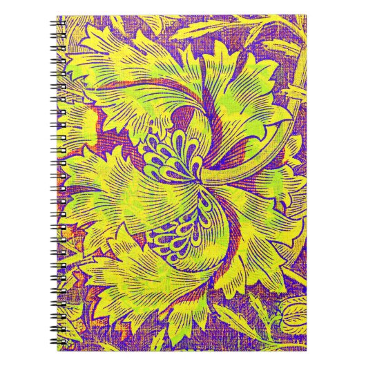 Vintages Barockmuster - Farbblatt Notizblock (Vorderseite)