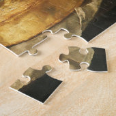 Vintages Barockstil mit Brot, Tee, Schinken Puzzle (Seite)