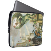 Vintages Barockzeitalter Atlas Frontispiece Weltgl Laptopschutzhülle (Vorne Rechts)