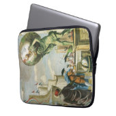 Vintages Barockzeitalter Atlas Frontispiece Weltgl Laptopschutzhülle (Vorderseite Links)