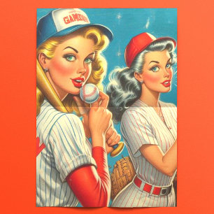 Vintages Baseball-Button-Ups Seidenpapier
