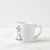 Vintages Baseball  Espressotasse (Rechts)