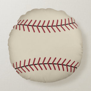 Vintages Baseball-Kissen Rundes Kissen