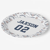 Vintages Baseball Pappteller (Schrägansicht)