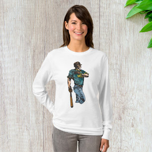 Vintages Baseball Player Retro Sports Artwork T-Shirt