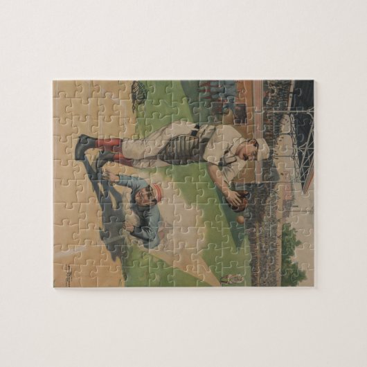 Vintages Baseball-Puzzlespiel Puzzle (Horizontal)