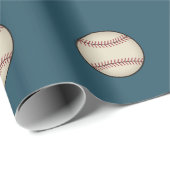 Vintages Baseball-Wrapping-Papier Geschenkpapier (Rolleneckpunkt)