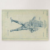 Vintages Baseballfanggerät (1904) Puzzle (Horizontal)