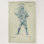 Vintages Baseballfanggerät (1904) Puzzle (Vertikal)