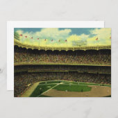 Vintages Baseballstadion (Vorne/Hinten)