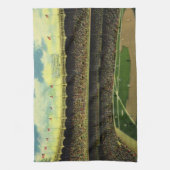 Vintages Baseballstadion Geschirrtuch (Vertikal)