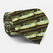 Vintages Baseballstadion Krawatte (Gerollt)