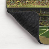 Vintages Baseballstadion Mousepad (Ecke)