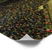 Vintages Baseballstadion Poster (Ecke)