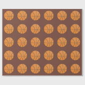 Vintages Basketball-Wrapper Geschenkpapier (Flach)