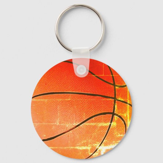 Vintages Basketballgeschenk Schlüsselanhänger (Vorderseite)