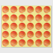 Vintages Basketballgeschenkpapier Geschenkpapier (Flach)