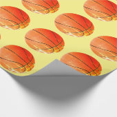 Vintages Basketballgeschenkpapier Geschenkpapier (Ecke)