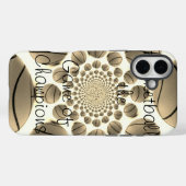 Vintages Basketballmuster Case-Mate iPhone Hülle (Rückseite (Horizontal))