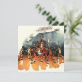 Vintages Basketballspiel, Basketballspieler (Stehend Vorderseite)