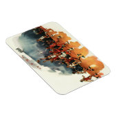 Vintages Basketballspiel, Basketballspieler Magnet (Rechte Seite)