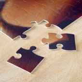 Vintages Basset-Hound-Gemälde Puzzle (Seite)