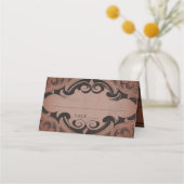 Vintages Bat bis zum Todestraffen Platzkarte (Vorderseite)