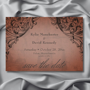 Vintages Bat bis zum Todestraffen Save The Date