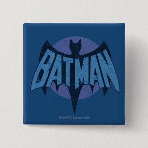 Vintages Bat-Symbol Button