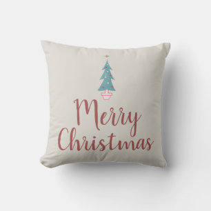 Vintages Bauernhaus aus den 50er Jahren Kissen