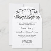 Vintages Bauernhaus Boho Fox Einladung zur Hochzei (Vorderseite)