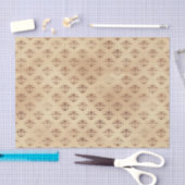 Vintages Baumuster Seidenpapier (Handwerk)