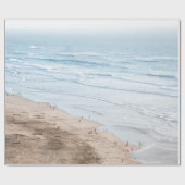 VINTAGES BEACH-FOTO GESCHENKPAPIER (Flach)