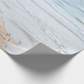 VINTAGES BEACH-FOTO GESCHENKPAPIER (Ecke)