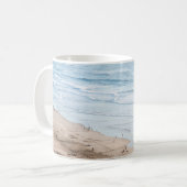 VINTAGES BEACH-FOTO KAFFEETASSE (Vorderseite Links)