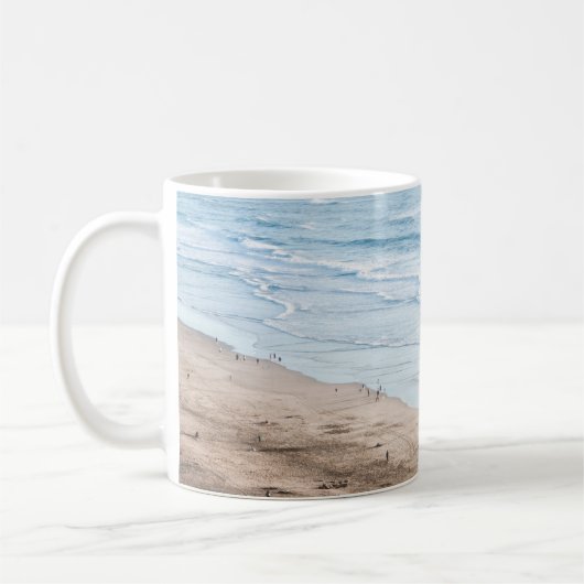 VINTAGES BEACH-FOTO KAFFEETASSE (Links)