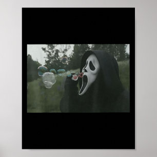 Vintages Beängstigend-Face-Horror-Poster Halloween Poster