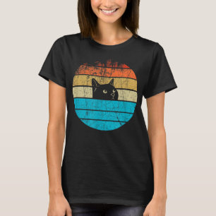 Vintages Beängstigendes Halloween-Katzenkostüm Hex T-Shirt