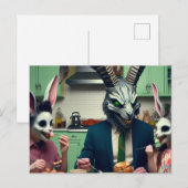 Vintages Beängstigendes Ostern Postkarte (Vorne/Hinten)