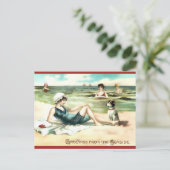 Vintages Beauty Beach Beauty Postkartenbild Postkarte (Stehend Vorderseite)