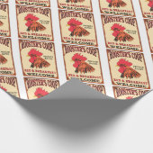 Vintages Bed and Breakfast Geschenkpapier (Ecke)