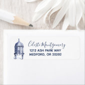 Vintages Beehive-Adressetikett (Insitu)