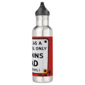 Vintages Behältnis Blei (Tetraethyl) Gaspumpenzeic Edelstahlflasche (Rechts)