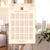 Vintages Beige-Blumengesteck Chinesisch Poster